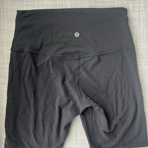 Lululemon 12” biker shorts size 6